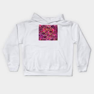 Abstract Crystal Hearts Kids Hoodie